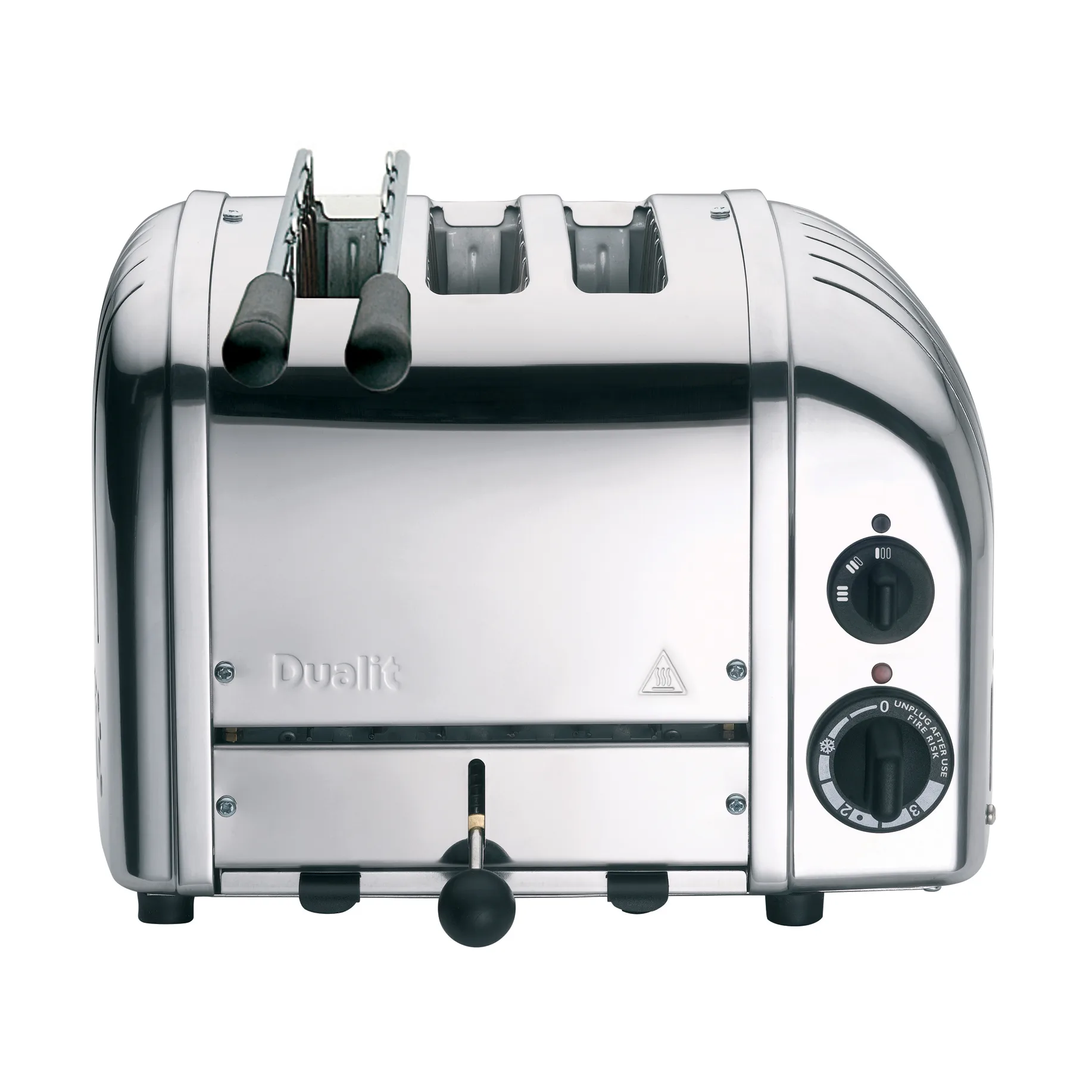 Brødrister Classic Combi 2+1 Skiver og toastgitter, Rustfri Dualit