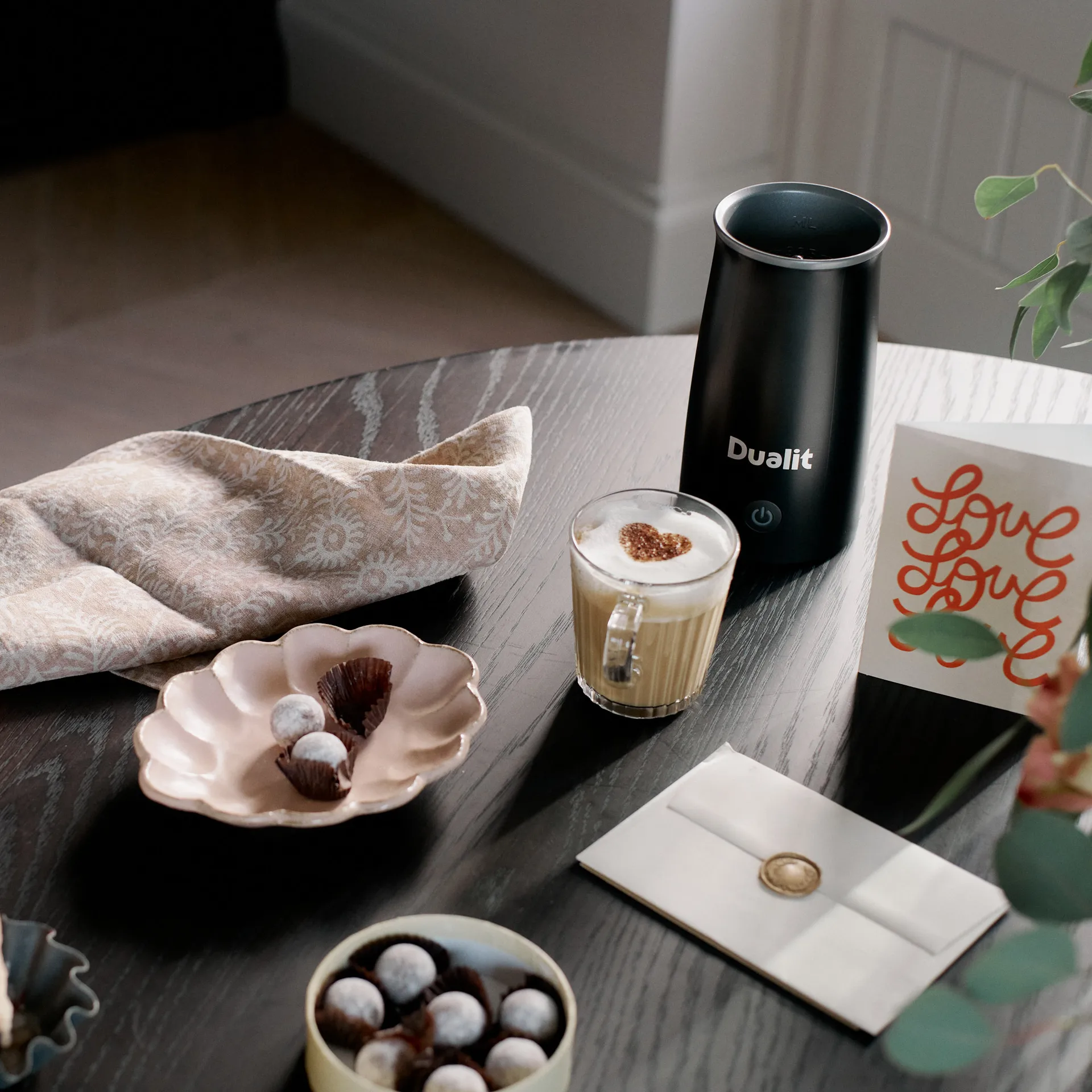 Dualit mælkeskummer med chokoladefunktion 20,5 cm, Sort Dualit