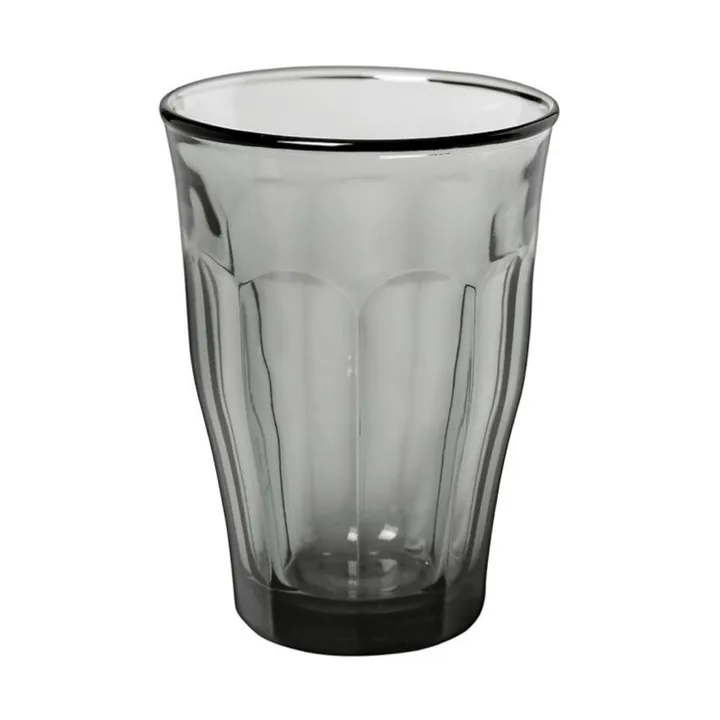 Picardie drikkeglas - Grå, 6-pak, 36 cl - Duralex