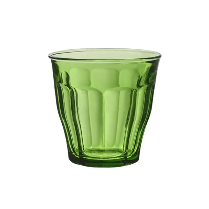 Picardie drikkeglas - Grøn, 6-pak, 25 cl - Duralex