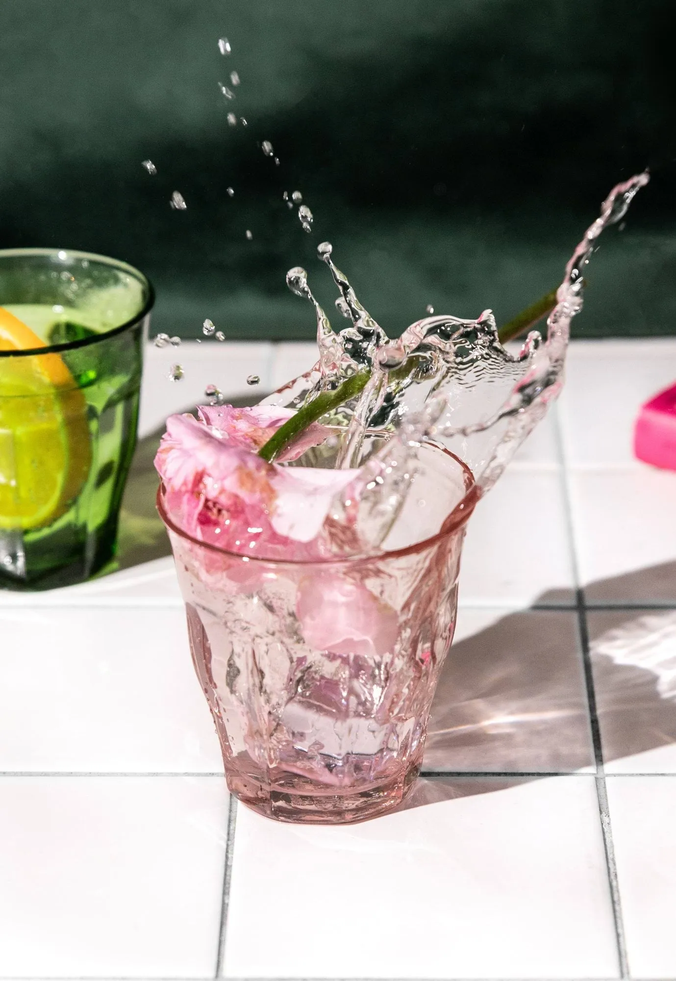 Picardie drikkeglas, Rosa, 4-pak, 25 cl Duralex
