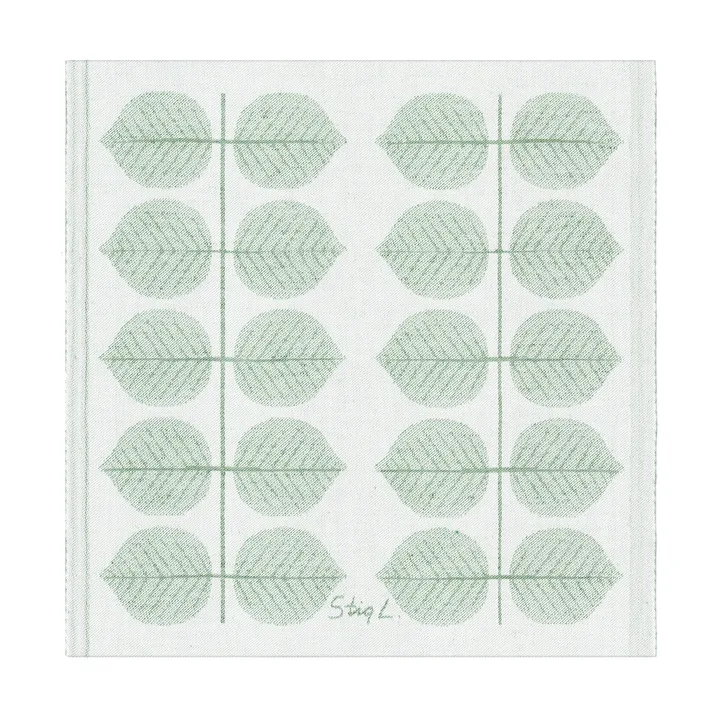 Berså serviet 35x35 cm - Grøn - Ekelund Linneväveri