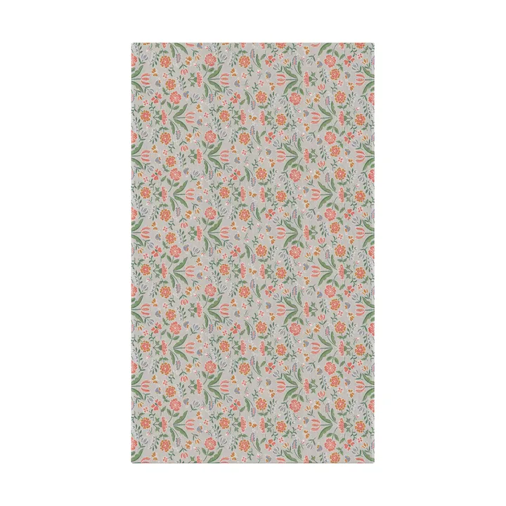 Blomglänta borddug 145x250 cm - Flerfarvet - Ekelund Linneväveri