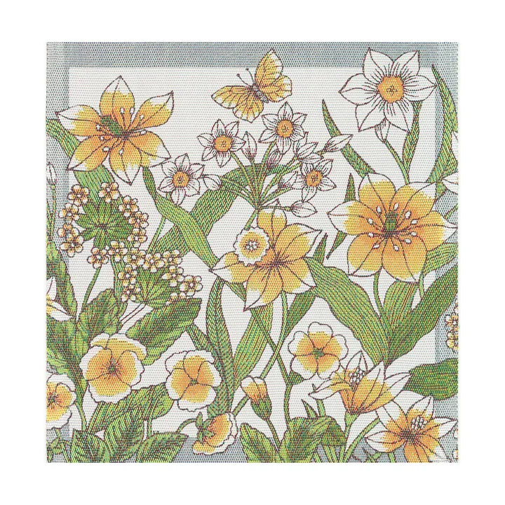 Daffodil stofserviet 35x35 cm - Gul - Ekelund Linneväveri