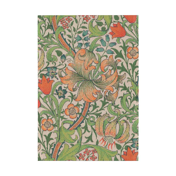 Golden Lily viskestykke 35x50 cm - Flerfarvet - Ekelund Linneväveri