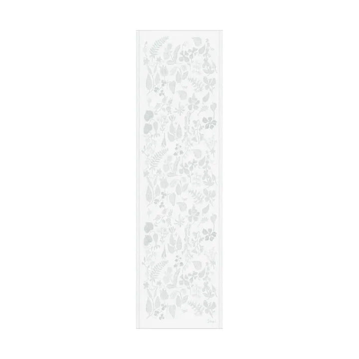 Herbarium løber 35x120 cm - Grå - Ekelund Linneväveri