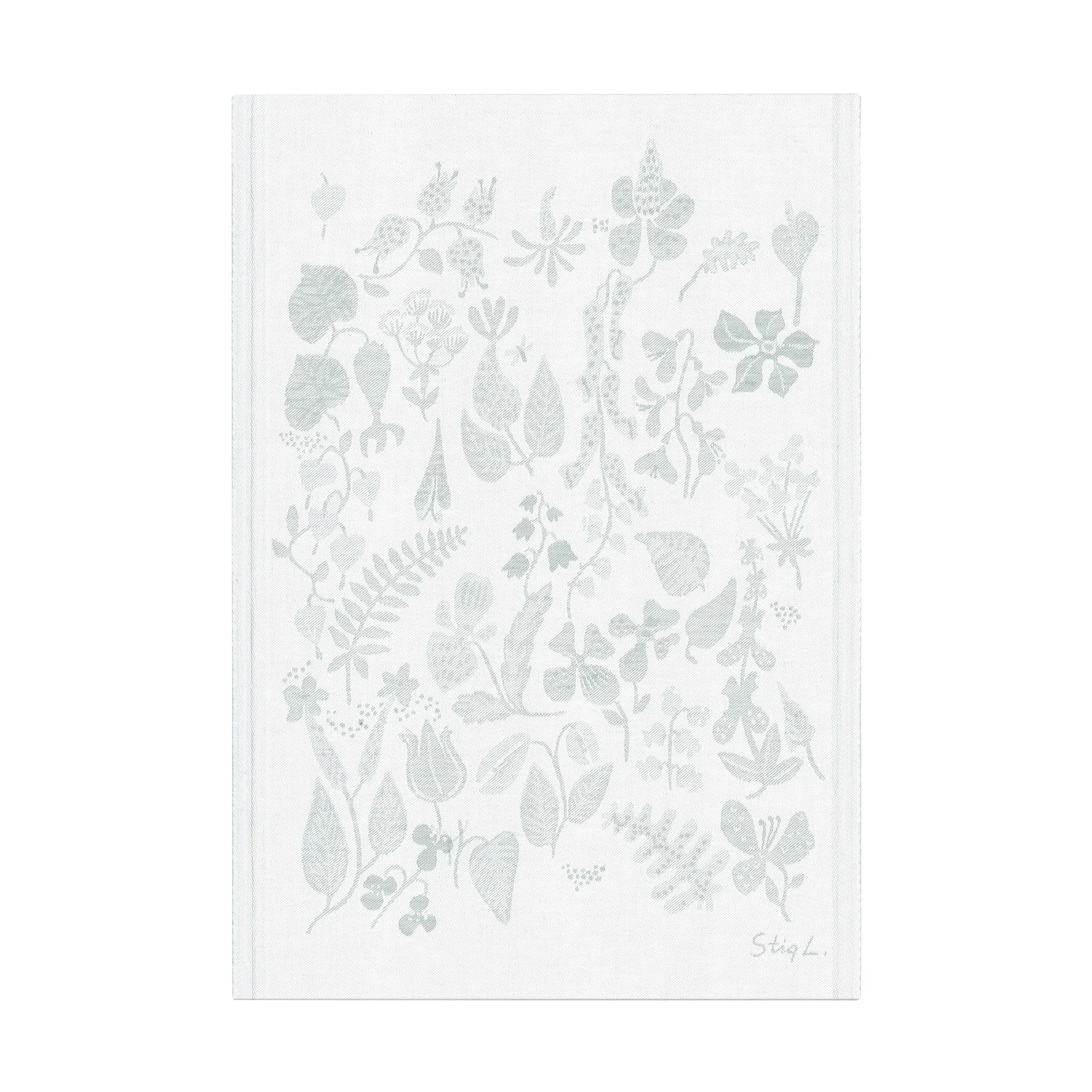 Herbarium viskestykke 35x50 cm, Grå Ekelund Linneväveri