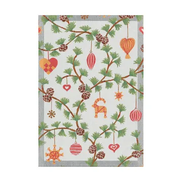 Julefröjd viskestykke 35x50 cm - Flerfarvet - Ekelund Linneväveri