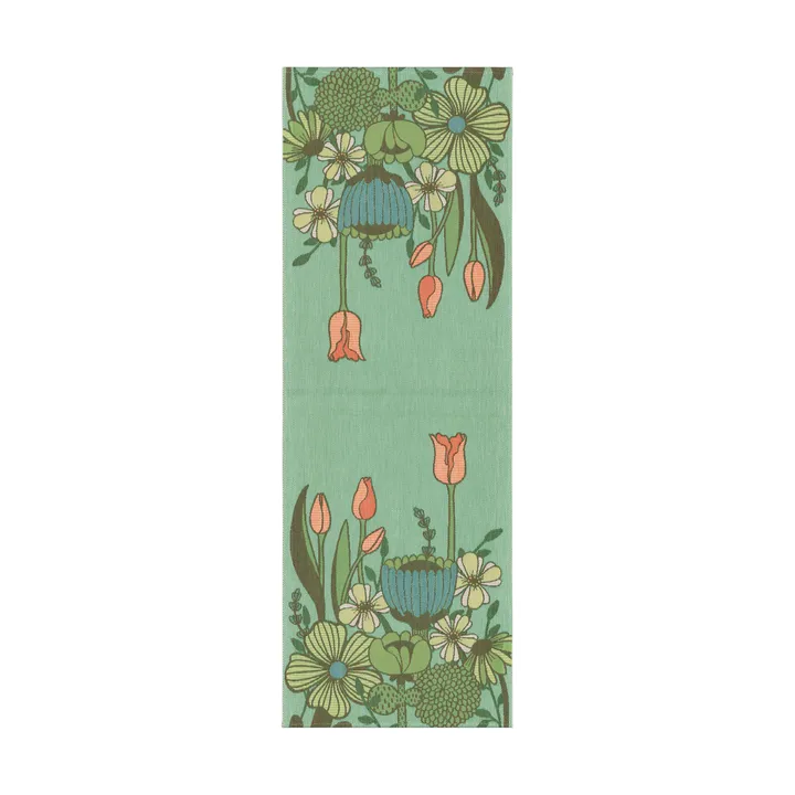 Soft Green bordløber 35x100 cm - Grøn - Ekelund Linneväveri