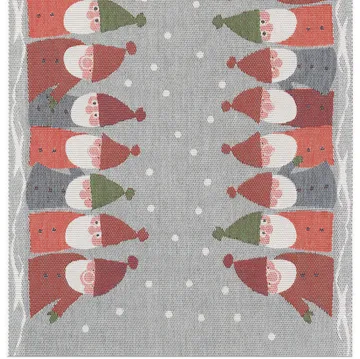 Tomtemöte bordløber 35x140 cm - Multi - Ekelund Linneväveri