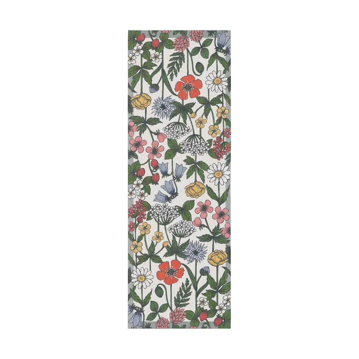 Vildblommor bordløber 35x100 cm - Flerfarvet - Ekelund Linneväveri