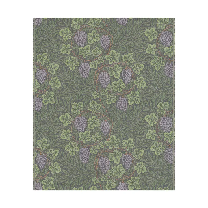 Vine plaid 140x170 cm - Grøn - Ekelund Linneväveri
