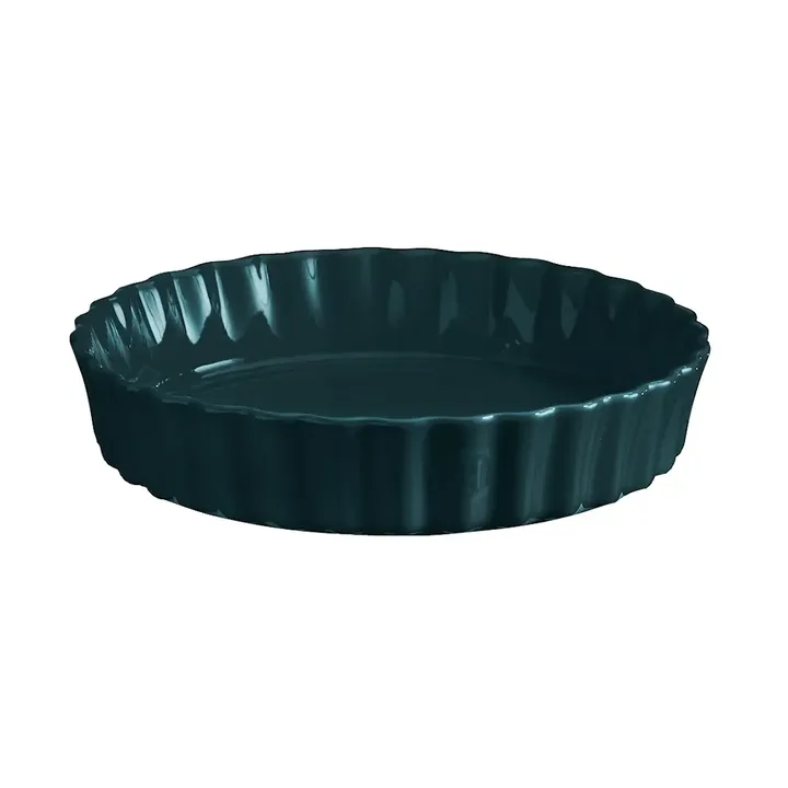 Emile Henry tærteform Ø24 cm - Petrol - Emile Henry