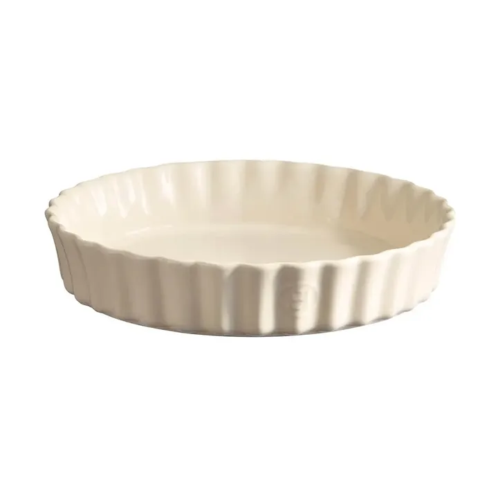 Emile Henry tærteform Ø28 cm - Cream - Emile Henry