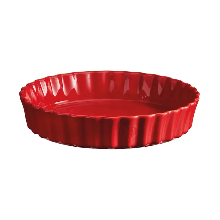 Emile Henry tærteform Ø28 cm - Rød - Emile Henry