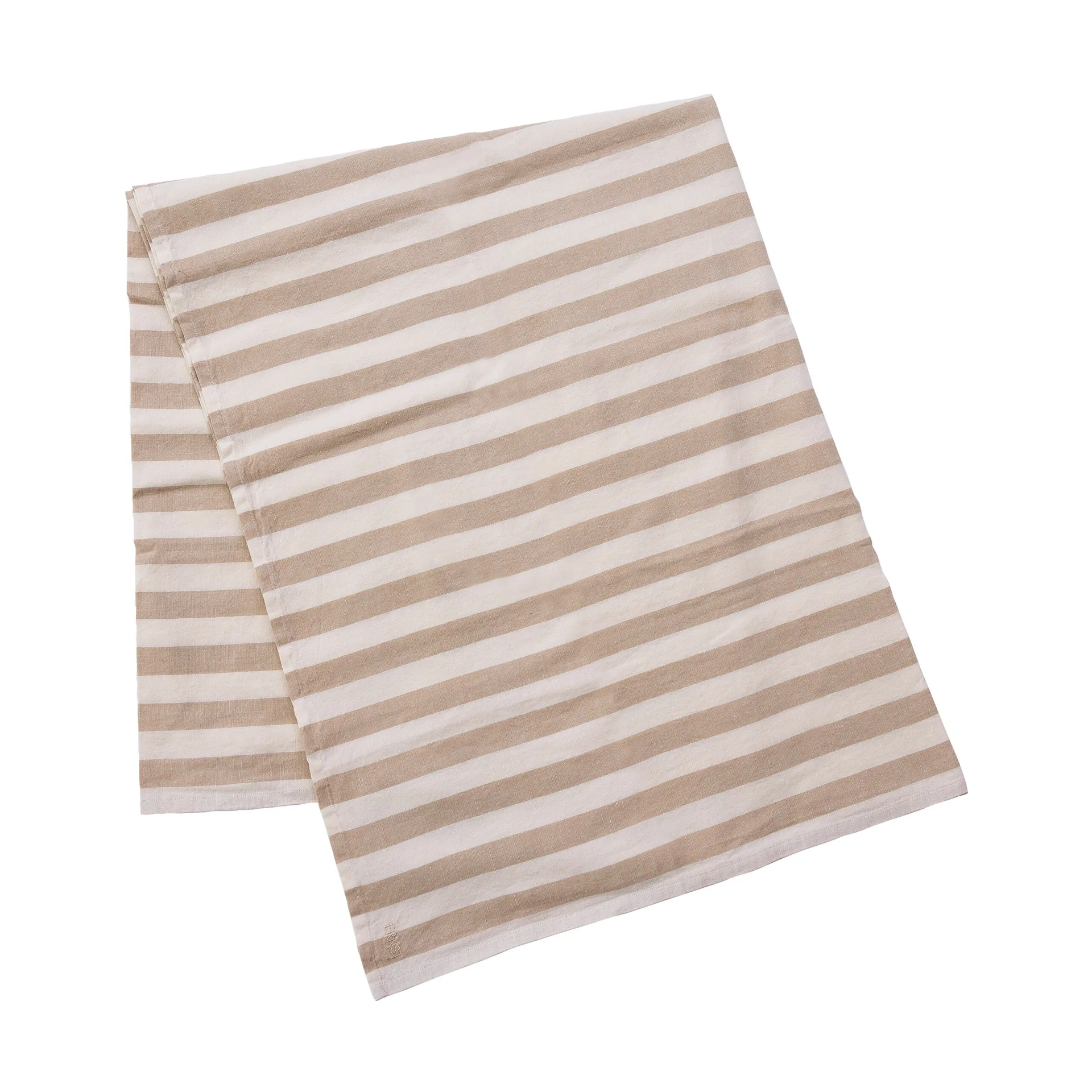 Ernst borddug stribet 145x300 cm, Beige-hvid ERNST