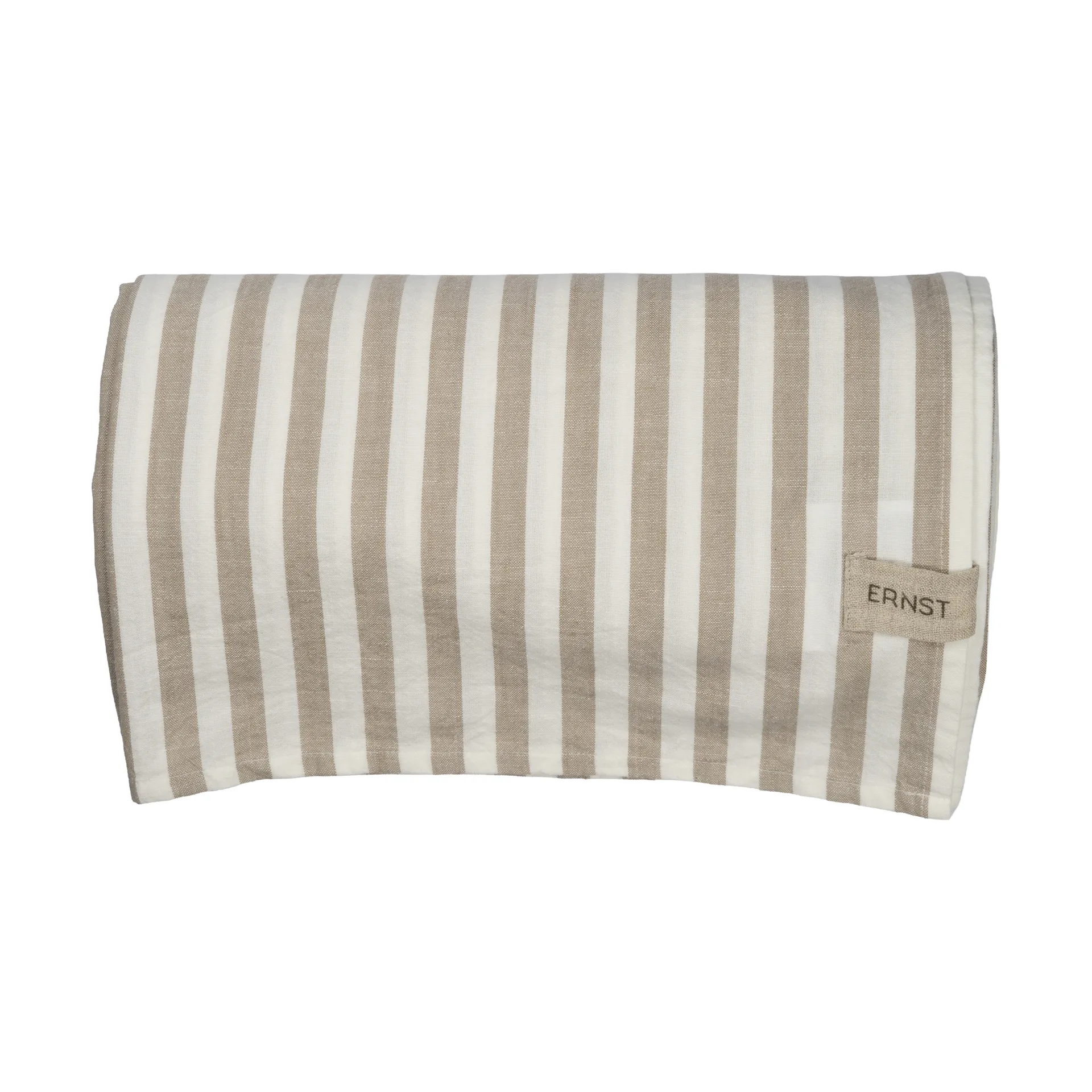 Ernst borddug stribet 145x300 cm, Beige-hvid ERNST
