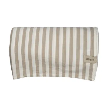 Ernst borddug stribet 145x300 cm - Beige-hvid - ERNST