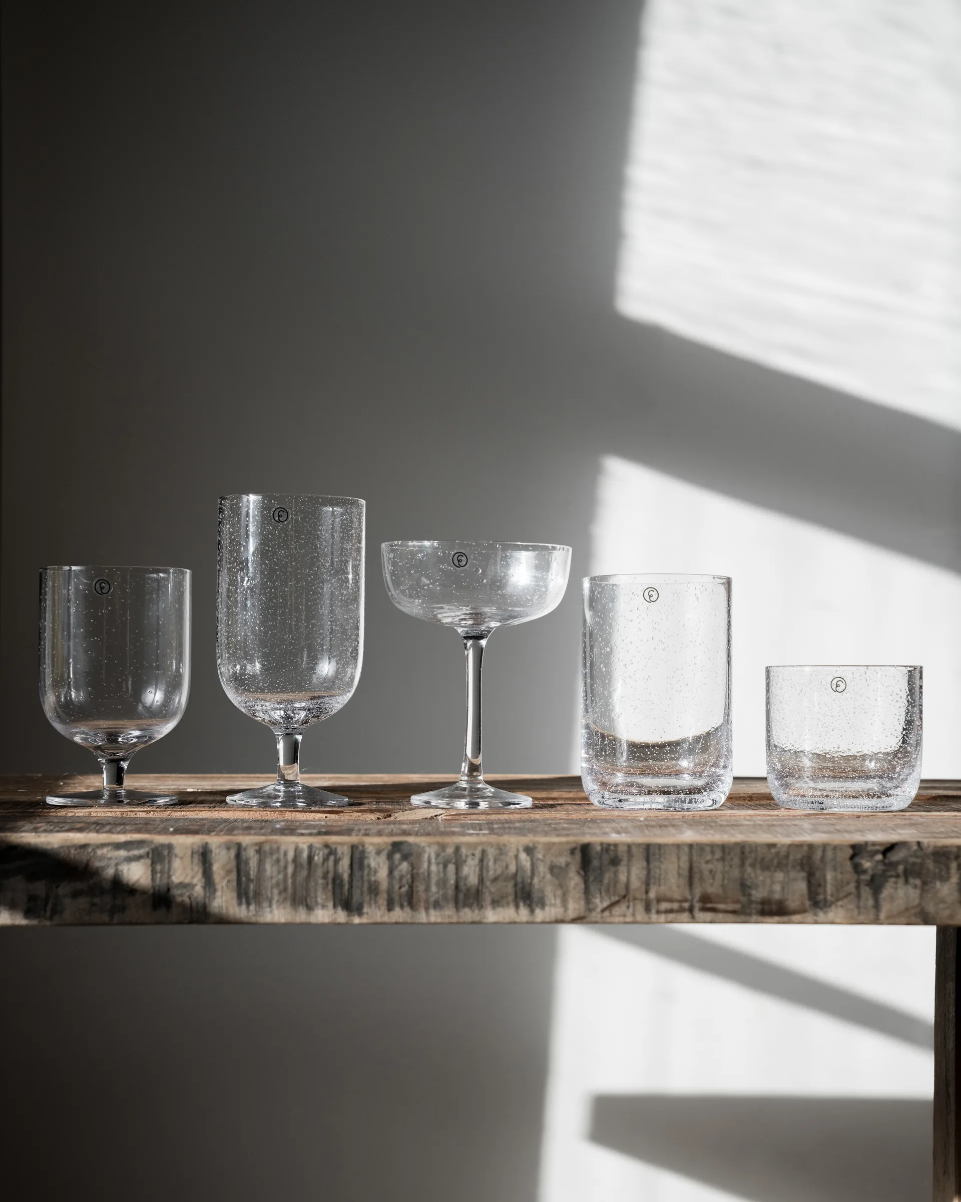 Ernst drikkeglas boblet glas 50 cl 2-pak, Klar ERNST