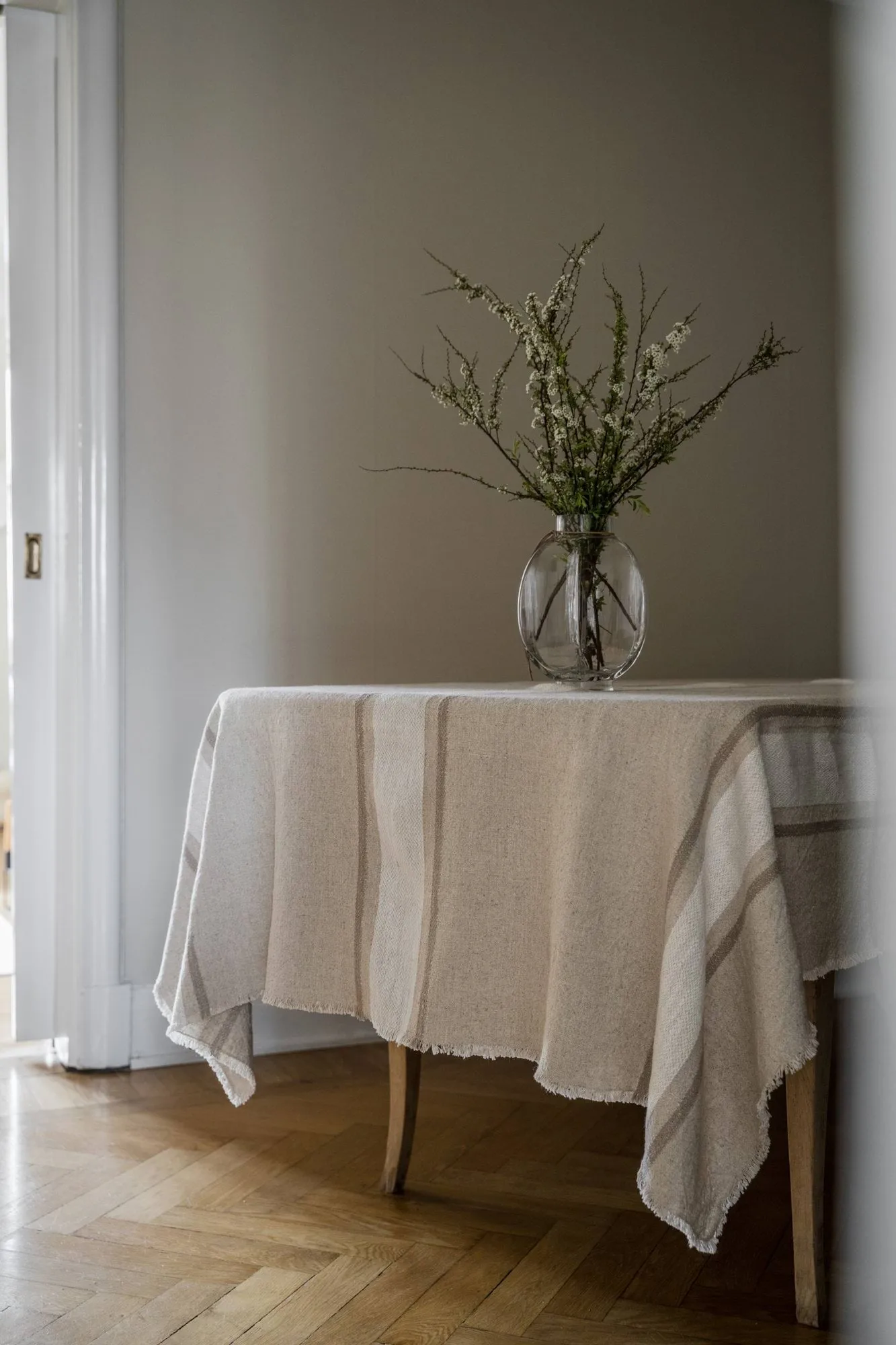 Ernst dug, Natur-hvid-beige, 145x300 cm ERNST