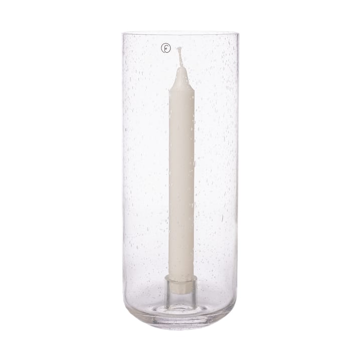 Ernst fyrfadsstage i glas - Ø11x25 cm - ERNST