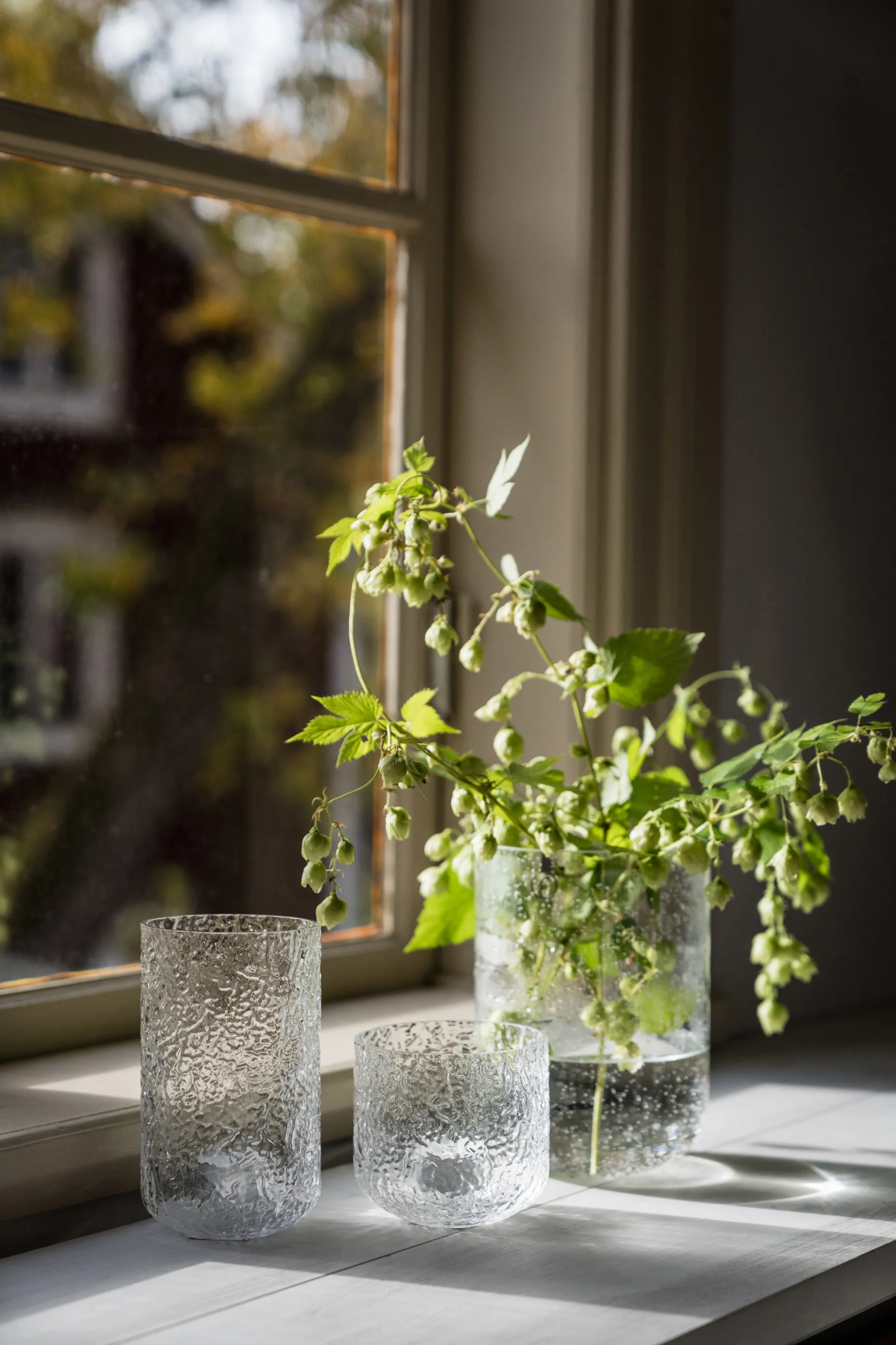 Ernst fyrfadsstage mønstret, Ø10x9 cm ERNST