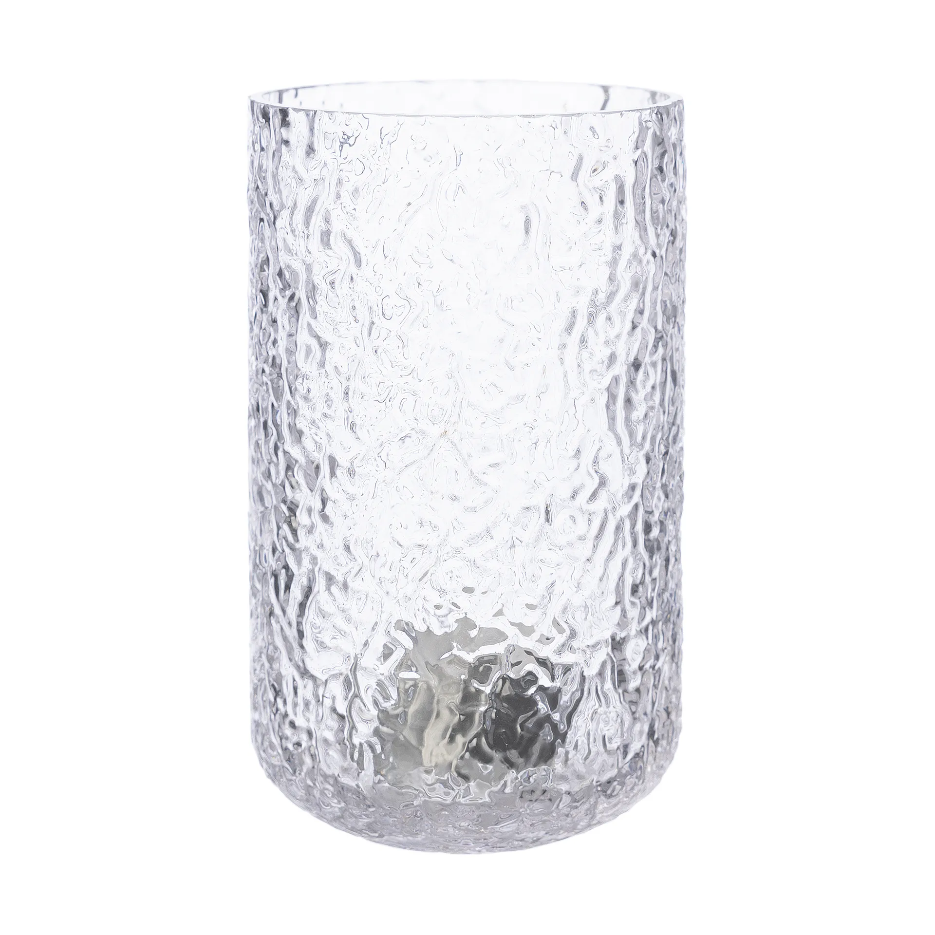 Ernst fyrfadsstage mønstret, Ø9x15 cm ERNST