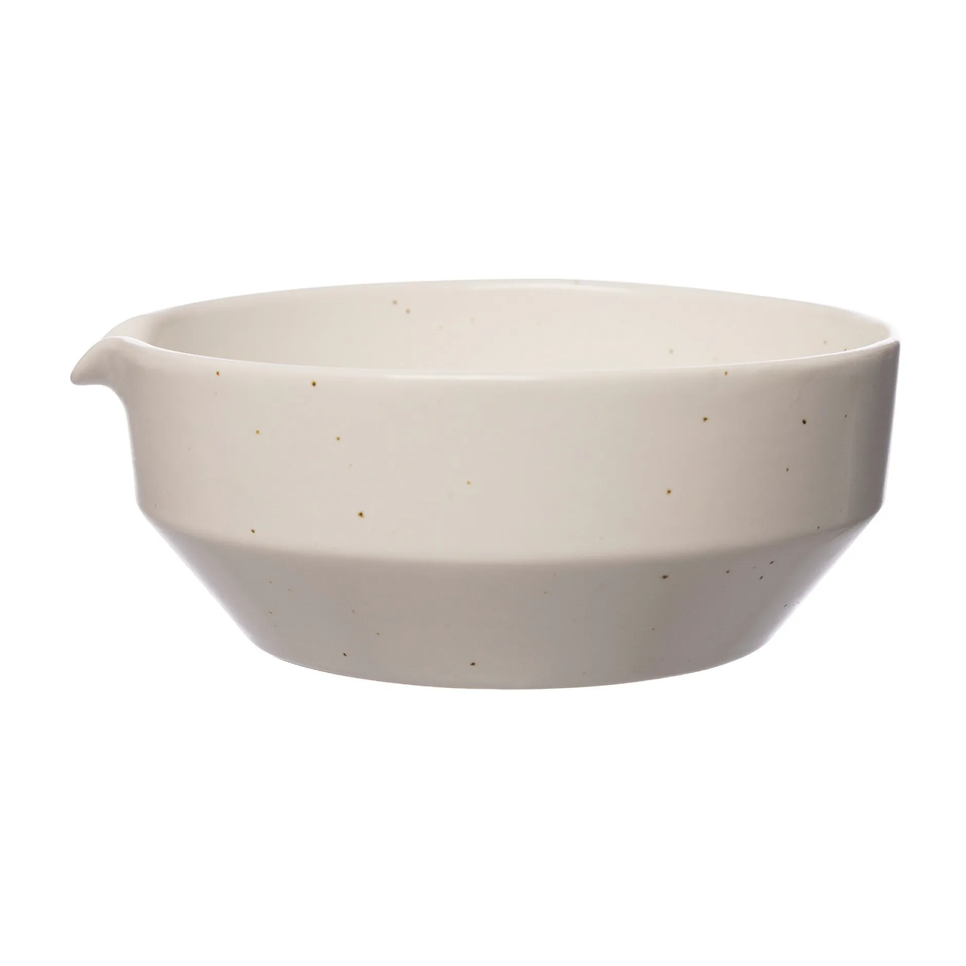Ernst glaseret lertøj naturhvid, H7 cm Ø17 cm ERNST