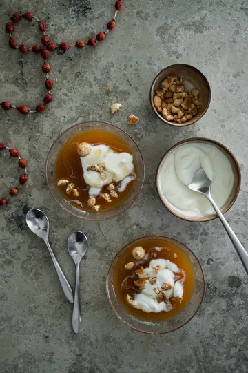 Ernst glasskål riflet Ø13 cm - Klar - ERNST