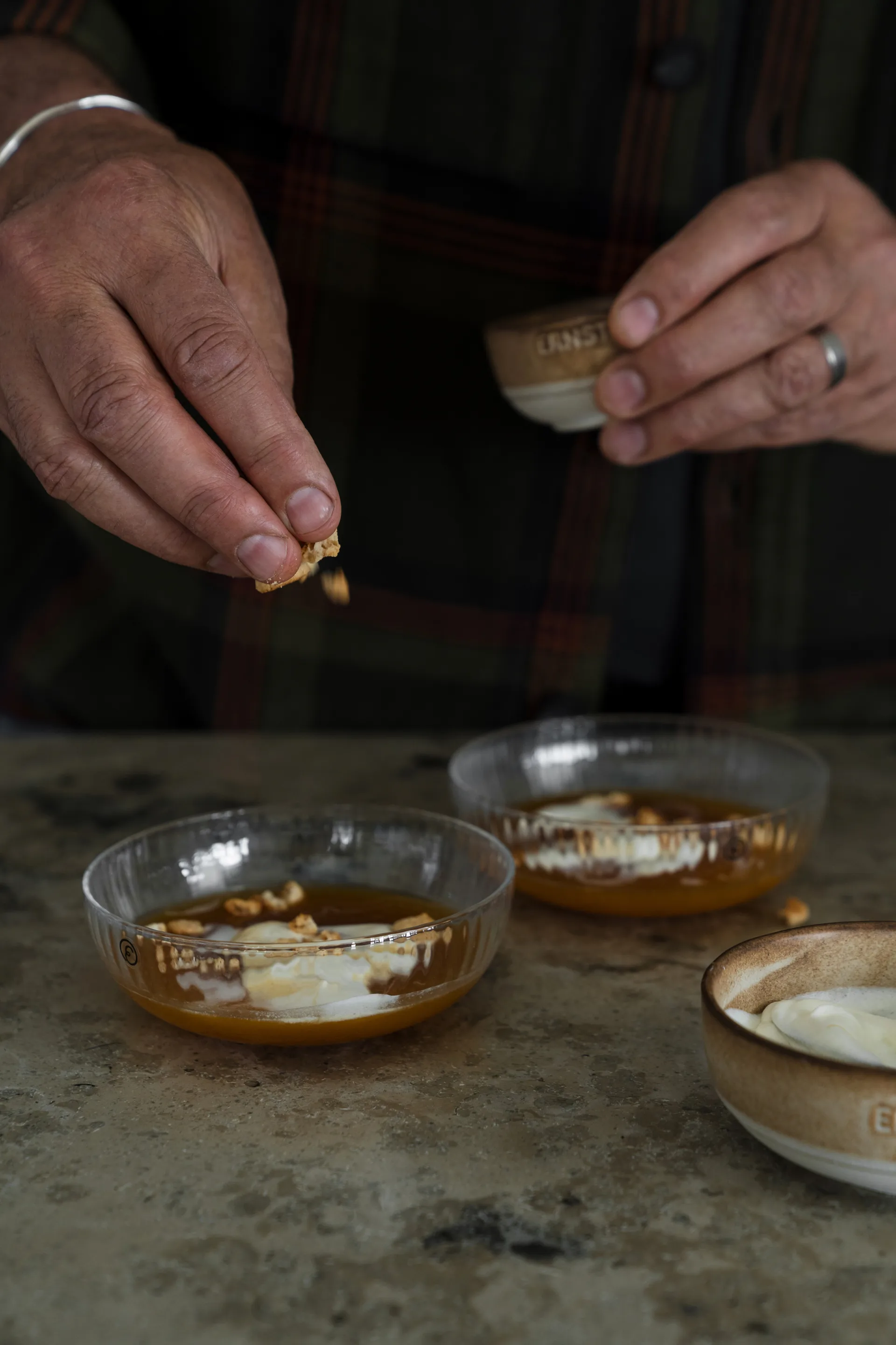 Ernst glasskål riflet Ø13 cm, Klar ERNST