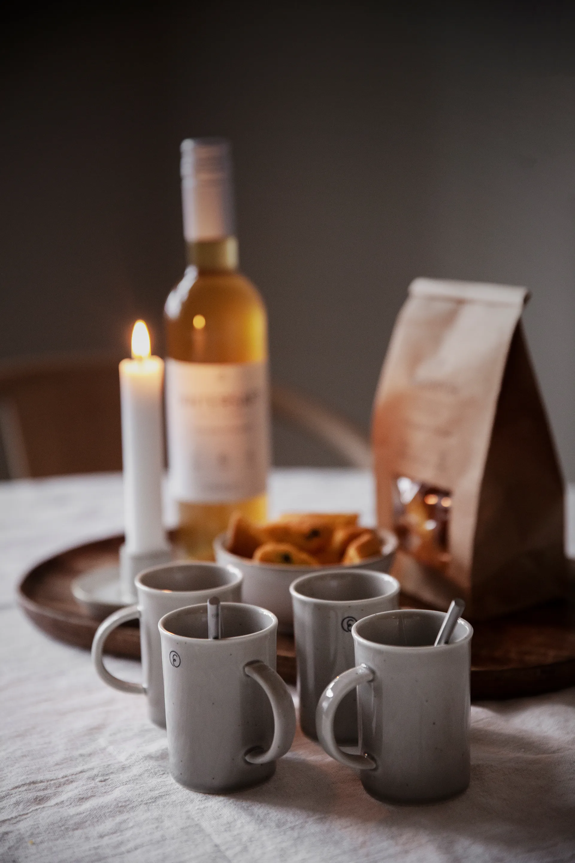 Ernst gløggkrus porcelæn 7,5 cm, Sand ERNST