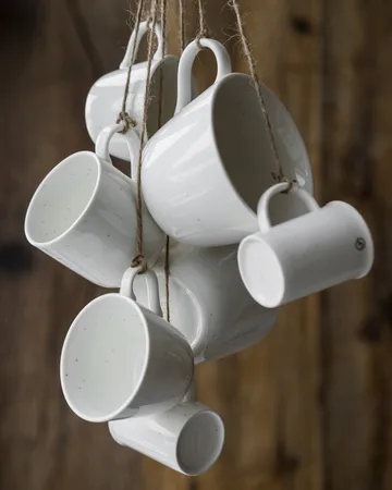 Ernst kaffekop med underkop 20 cl - Vanilje - ERNST