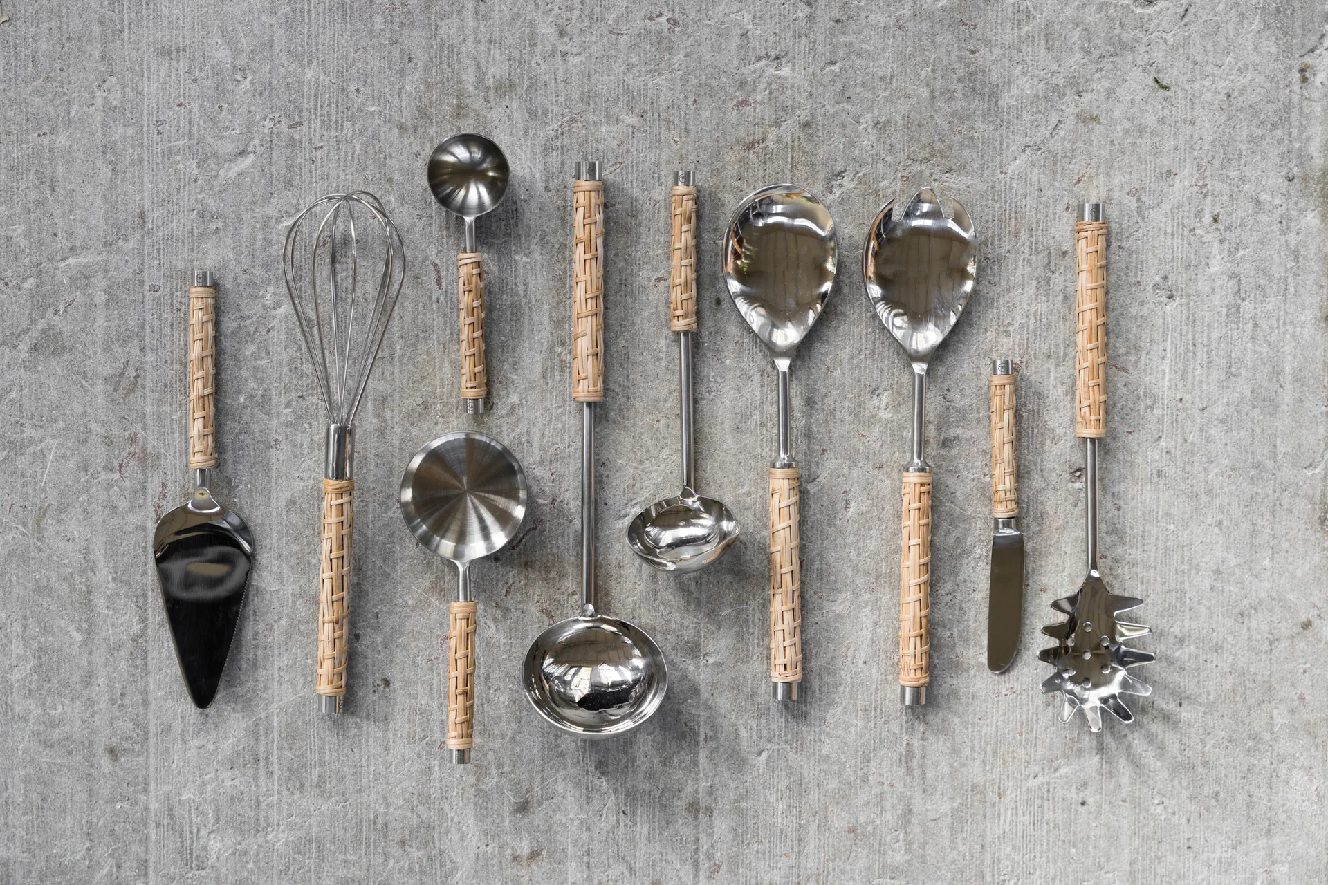 Ernst kagespade flettet håndtag, Søgræs, 24,5 cm ERNST