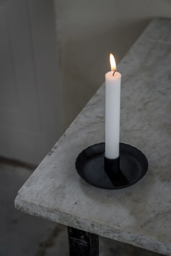 Ernst lysestage Ø12 cm, Sort ERNST