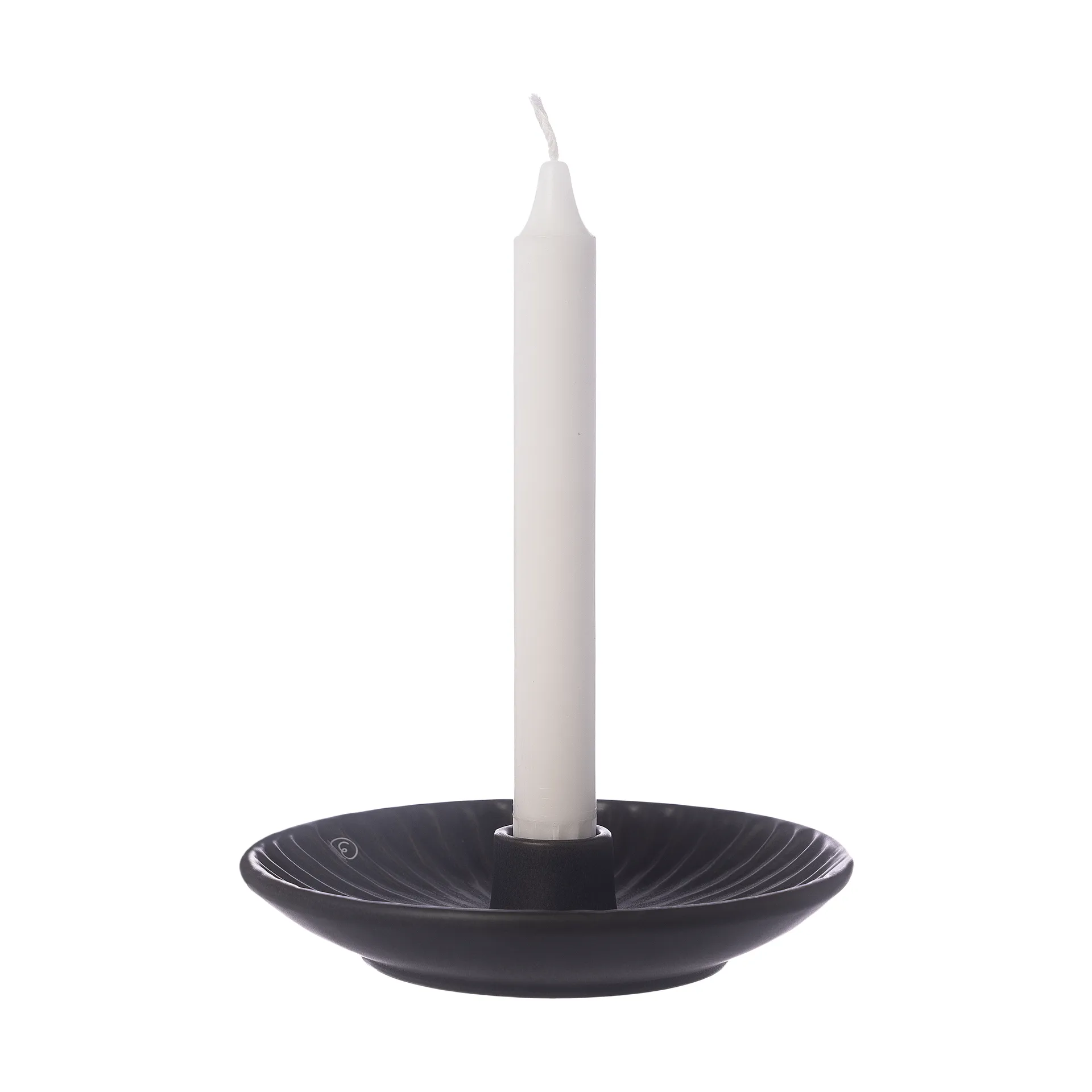 Ernst lysestage Ø16x3,5 cm, Sort ERNST