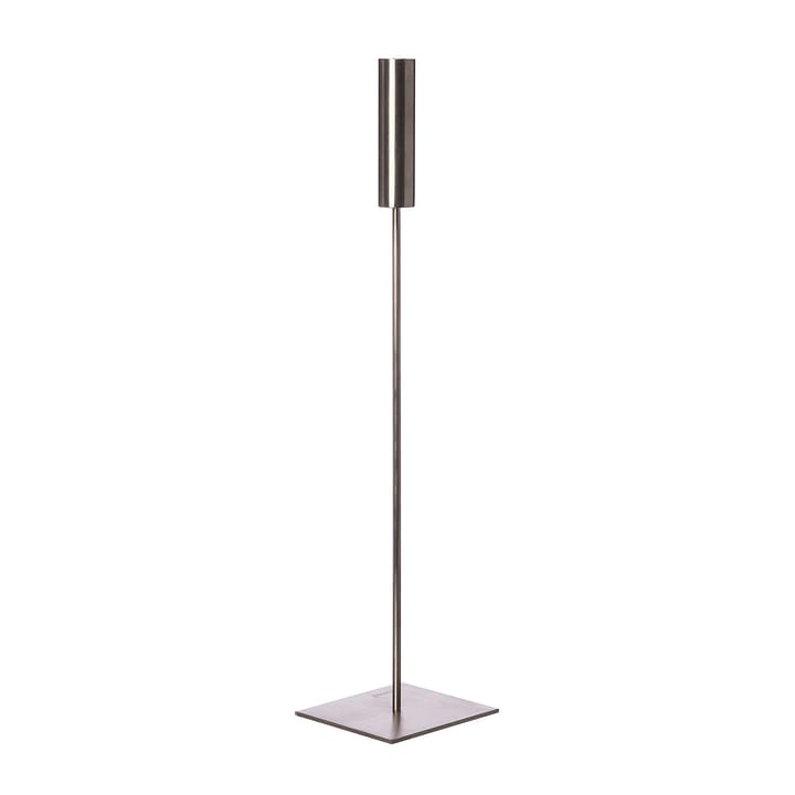 Ernst lysestage 45 cm, Børstet metal ERNST