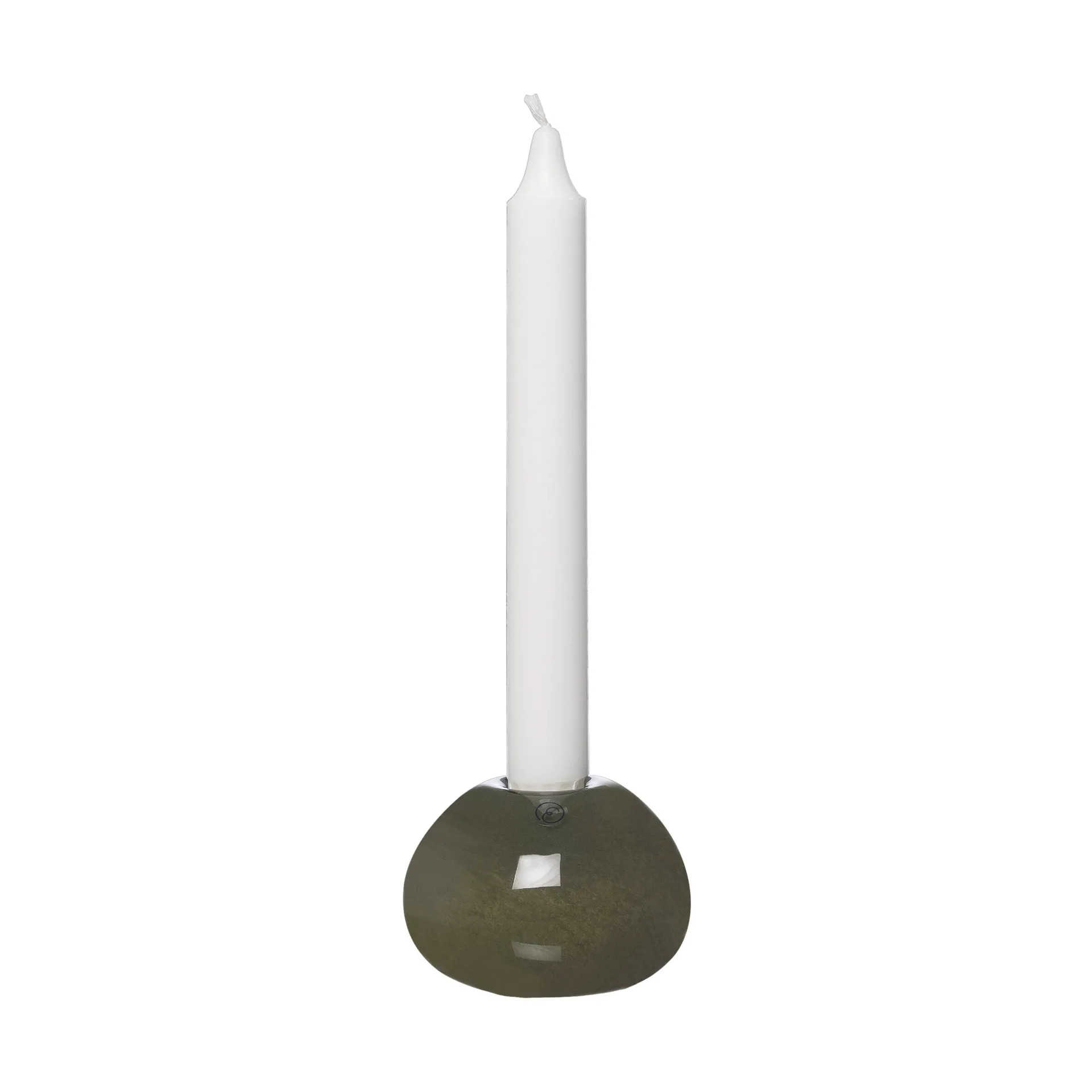 Ernst lysestage glas Ø7,5 cm, Grøn ERNST