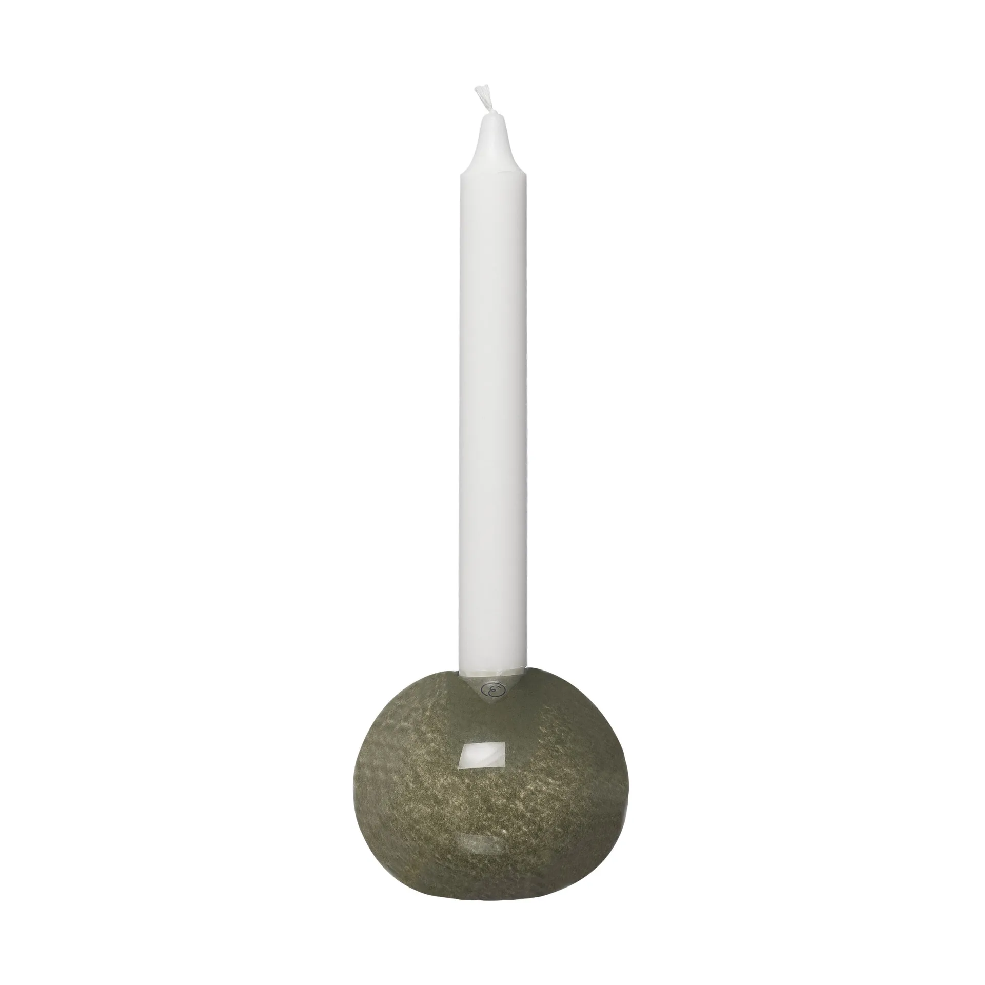 Ernst lysestage glas Ø9 cm, Grøn ERNST
