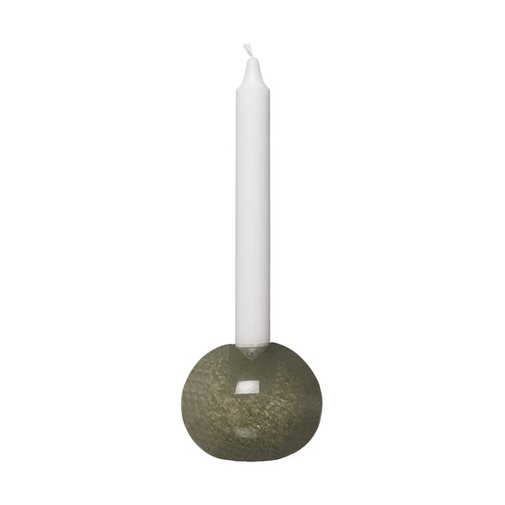 Ernst lysestage glas Ø9 cm - Grøn - ERNST