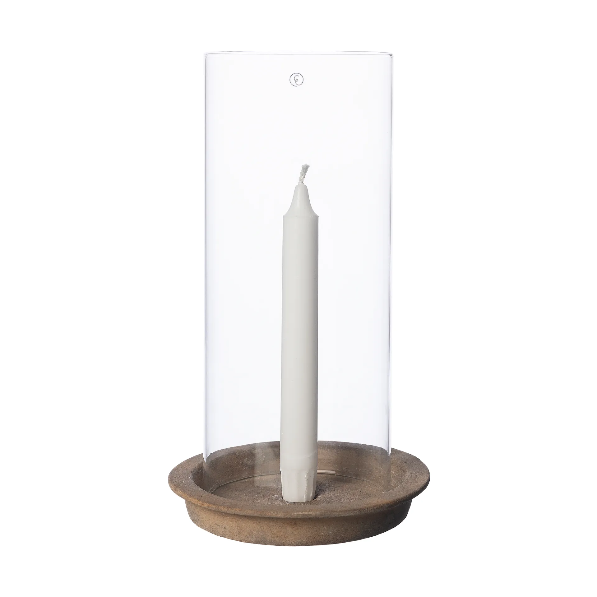 Ernst lysfad-fyrfadsstage inkl. glascylinder 30 cm, Terracotta ERNST