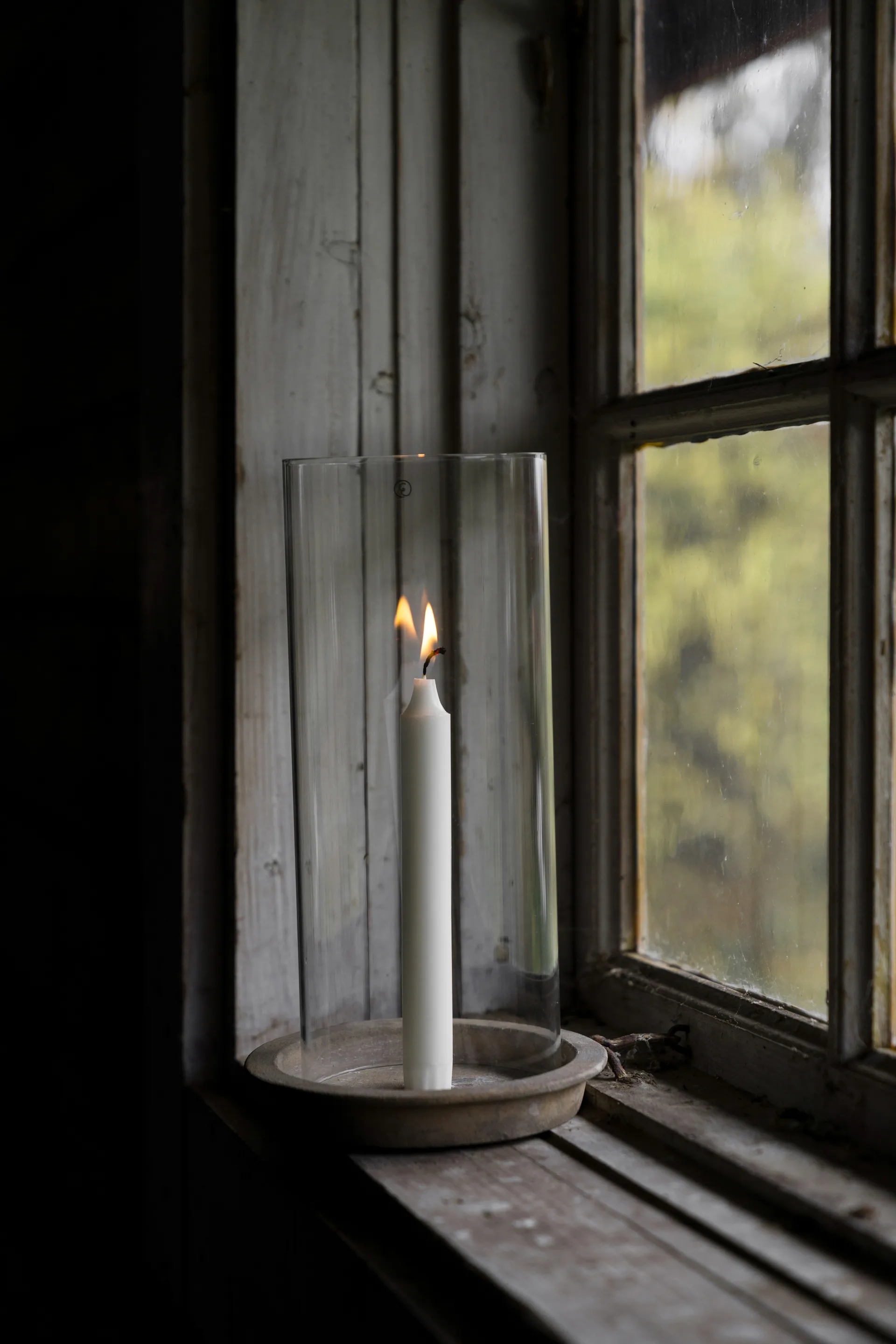 Ernst lysfad-fyrfadsstage inkl. glascylinder 30 cm, Terracotta ERNST