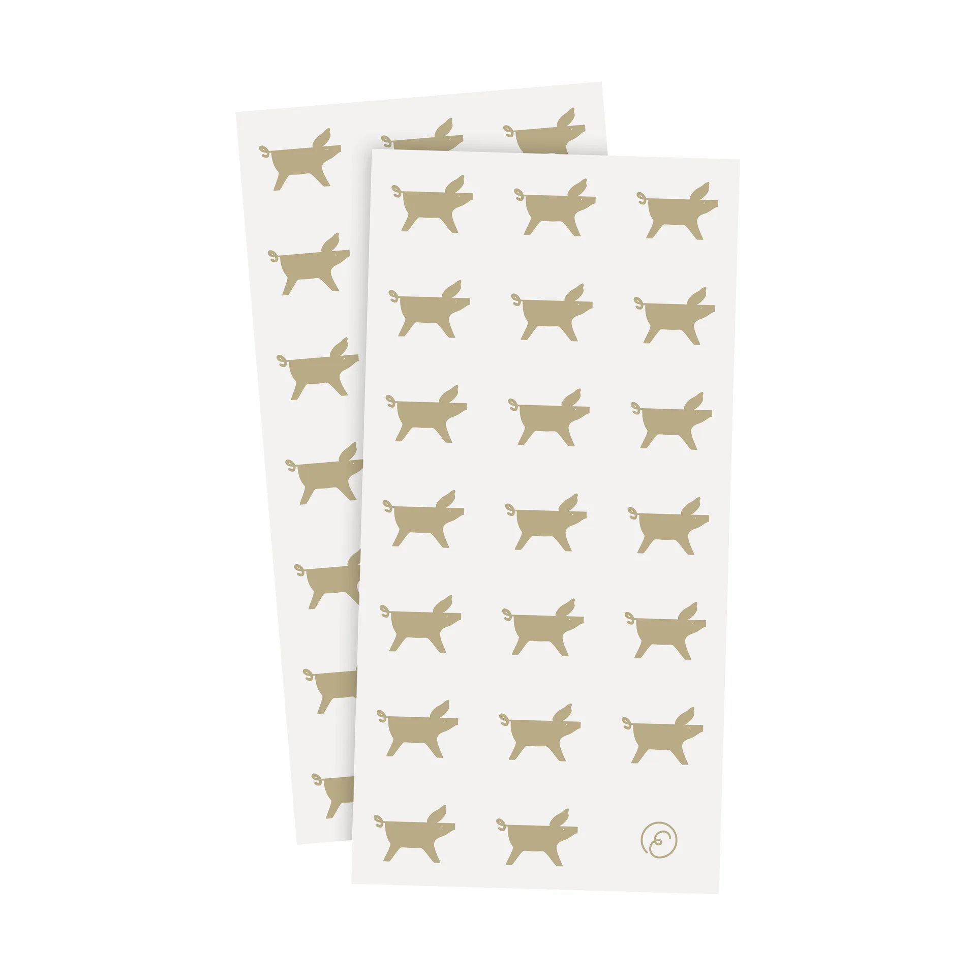 Ernst serviet julegris 10x20 cm 20-pak, Hvid-beige ERNST