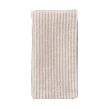 Ernst serviet smalstribet 40x40 cm - Beige-hvid - ERNST