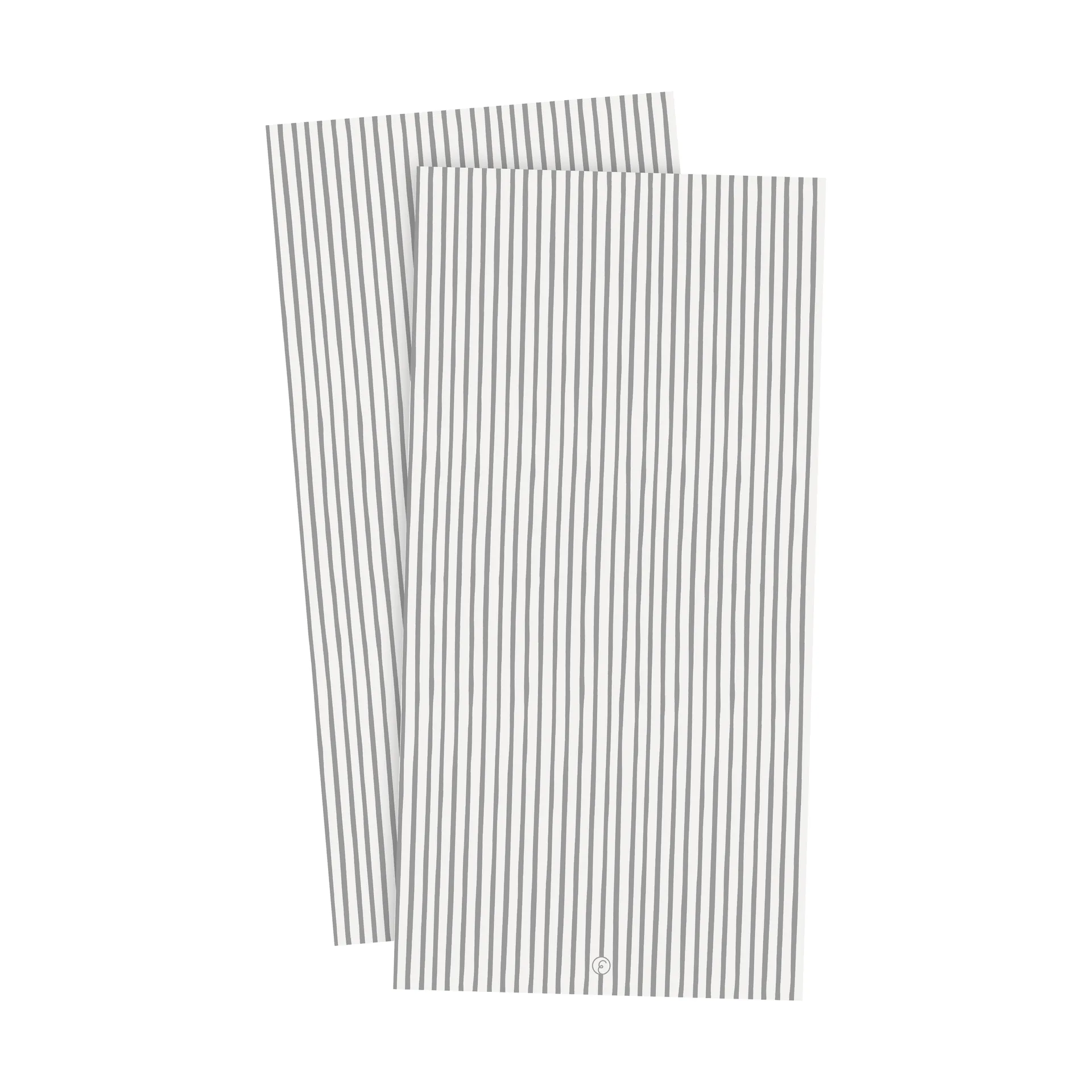 Ernst serviet stribet 10x20 cm 20-pak, Hvid-grå stribe ERNST