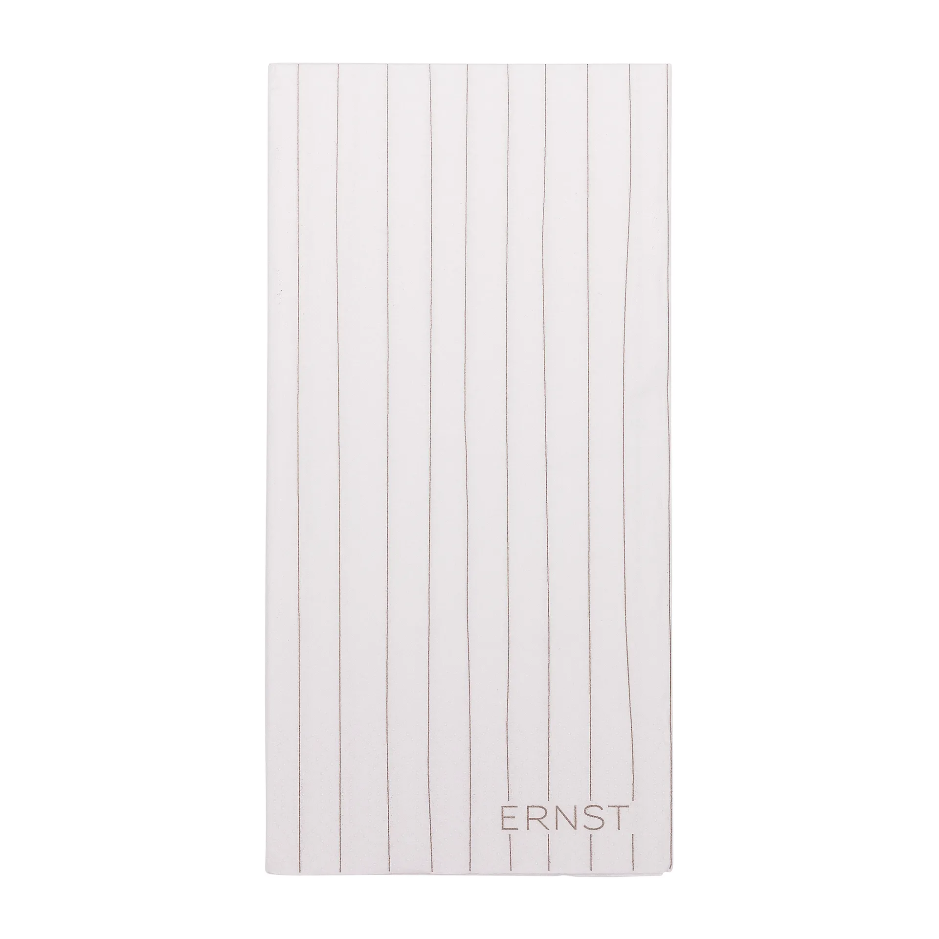 Ernst serviet stribet 10x20 cm 20-pak, Hvid-Grå ERNST