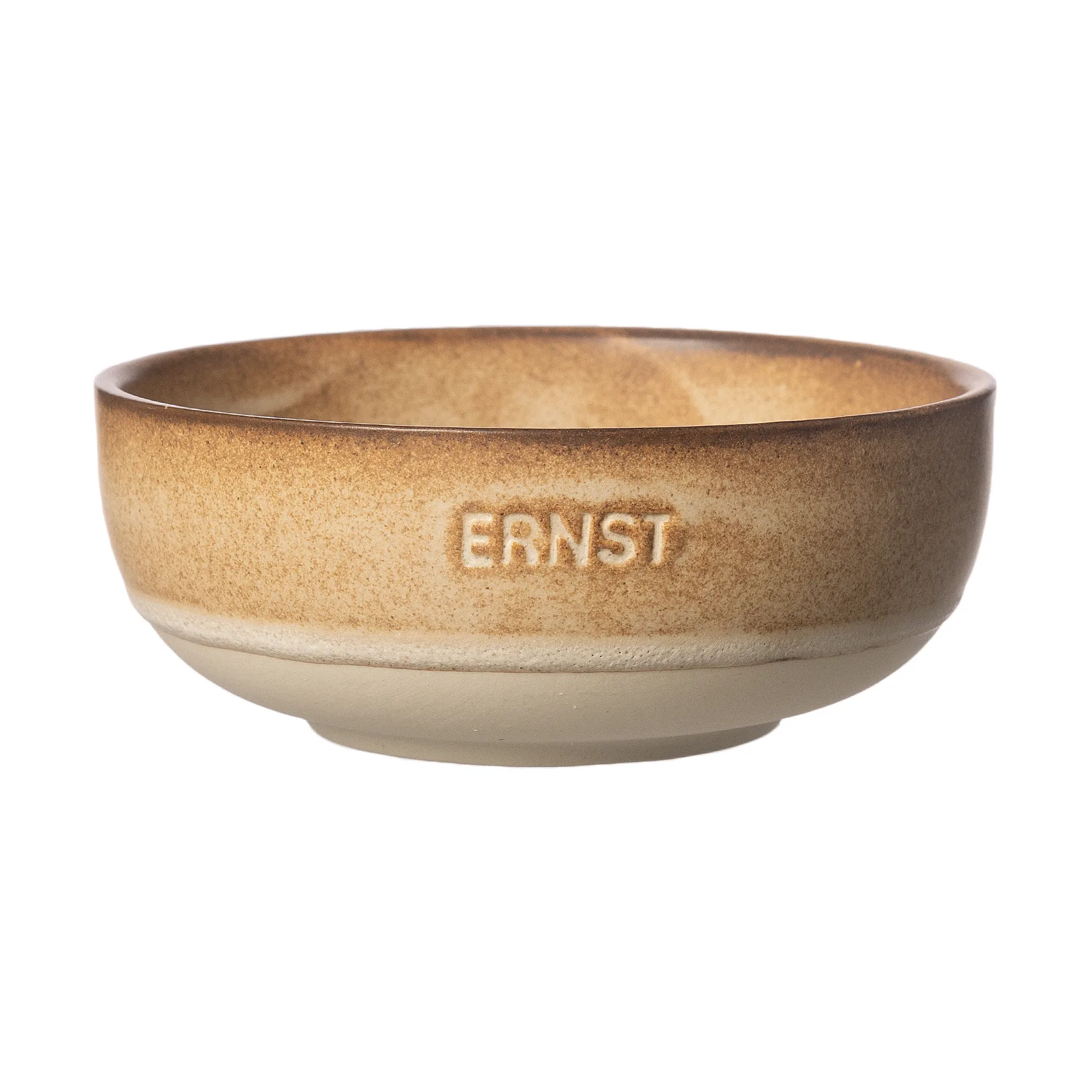 Ernst skål, Brun-natur bund, Ø11 cm ERNST