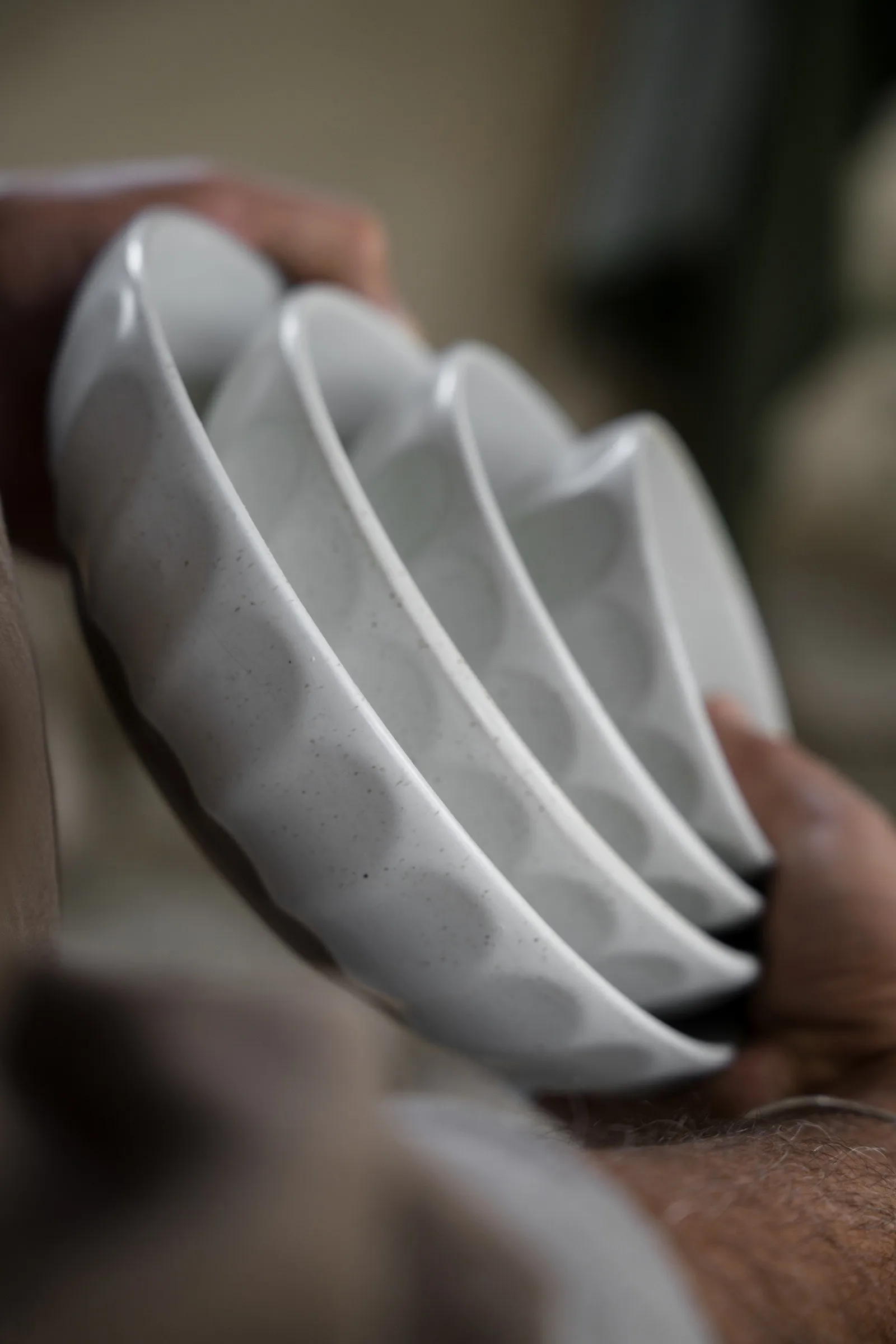 Ernst skål stentøj, Hvid-natur, Ø16 cm ERNST