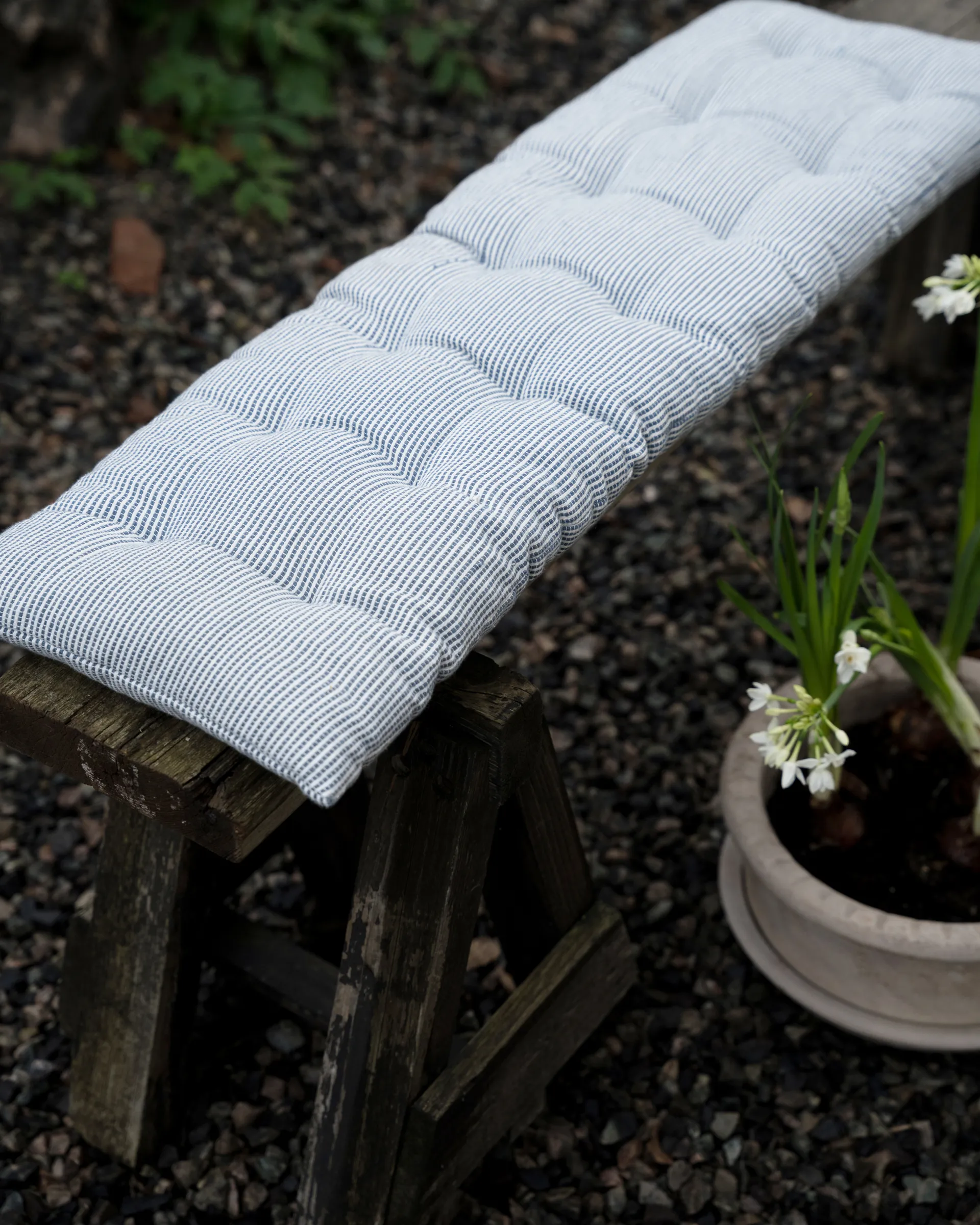 Ernst trappehynde 30x100 cm, Blå-hvid ERNST