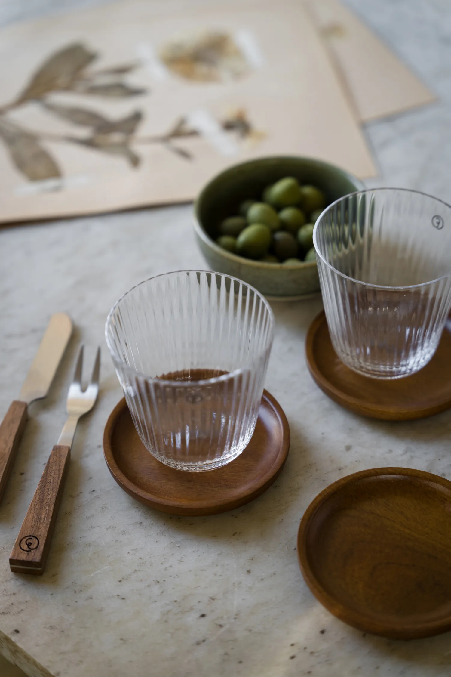 Ernst træbakke, Akacie, Ø10 cm ERNST