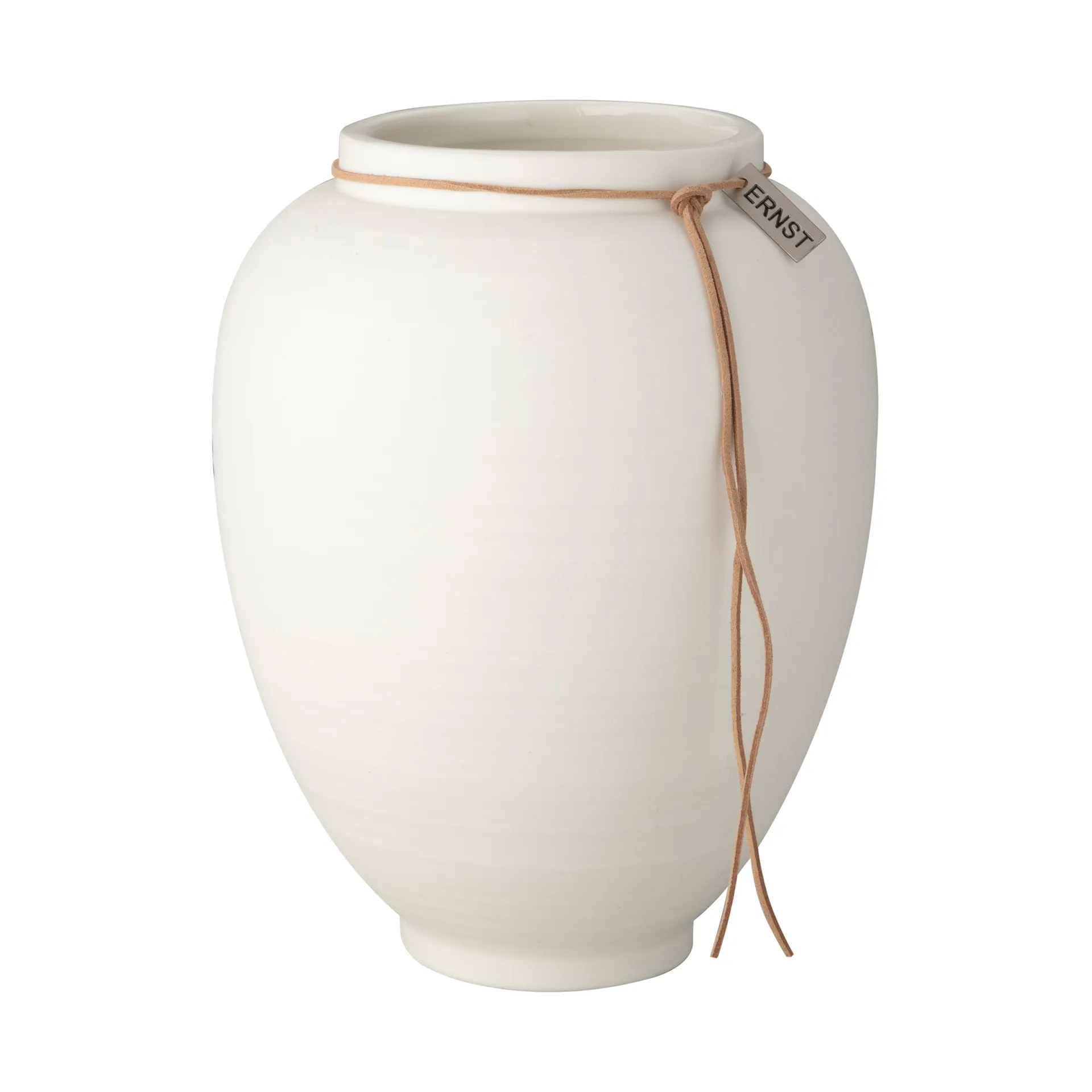 Ernst vase hvid mat, 22 cm ERNST